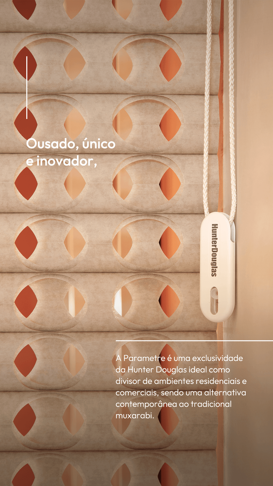 Parametre Hunter Douglas — solução técnica para telhados de vidro, pergolados e janelas inclinadas em Alphaville